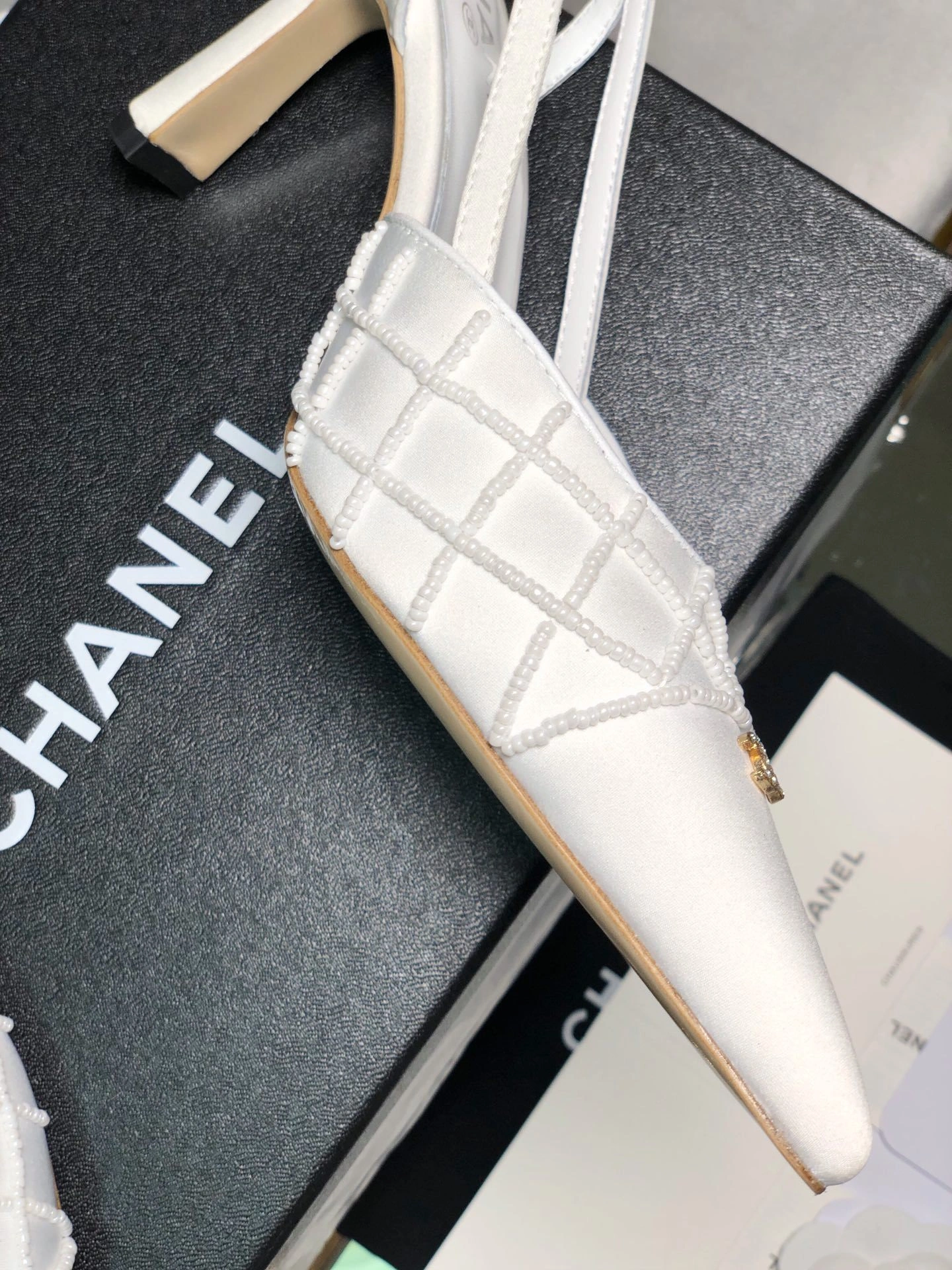 COCO-- 3h1958 real silk Heel height 6.5CM item:D-X158G0199F